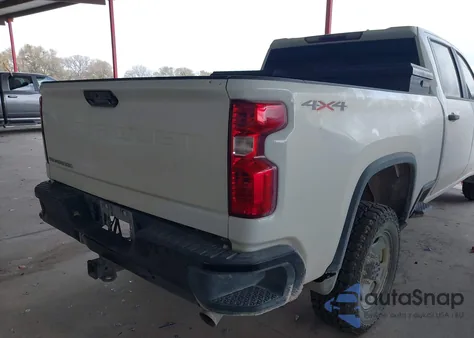 2021 Chevrolet Silverado 2500Hd 4Wd Standard Bed Wt из США, поврежденный, VIN 1GC1YLE7XMF281117